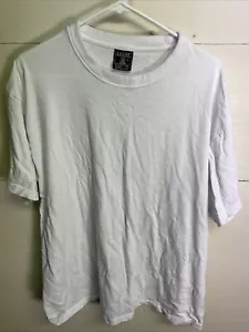 T-Shirt Uomo Bianca Vuota - XXXXL Tee - Uomo TAGLIA 4XL - Usato in buone condizioni - Foto 1 di 6