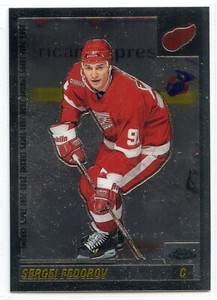 2000-01 Topps Chrome Hockey - #96 - Sergei Fedorov - Detroit Red Wings