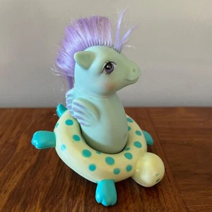 My Little Pony 1984 G1 Seeponys Seawinkle Aqua Blau Lila und Schildkröte Float - Bild 1 von 10