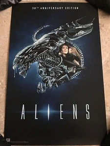 SDCC 2016 Exclusivo Aliens 30th Anniversary Movie Poster Ripley Newt Sci-Fi - Imagen 1 de 6