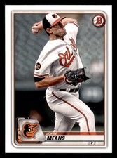 2020 Bowman John Means #34  Baltimore Orioles
