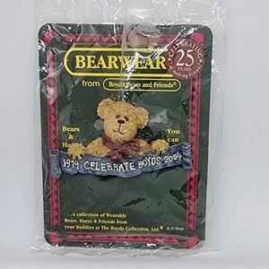 Versiegelt Vintage Boyd's 25th Anniversary Annie Bearsary Bear Pin Neu in Verpackung! - Bild 1 von 2