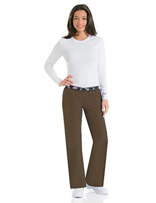 Pantalones Work It Urbane 9704 para mujer - castaño; X-pequeños pequeños Foto 1 de 1