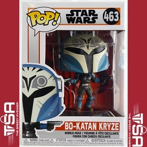Funko Pop! Star Wars BO-KATAN KRYZE #463 Il Mandaloriano 2021 con protettore - Foto 1 di 9