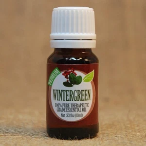 Healing Solutions WINTERGREEN 10 mL Essential Oil NEW Unopened FREE SHIP 24 hr - Picture 1 of 2