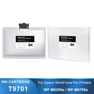 T9701 C13T970100  Black Ink  For Epson WFPro M5799a M5799 M5299a M5299 Printer - Picture 1 of 5
