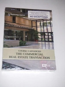 The COMMERCIAL REAL ESTATE TRANSACTION Pre-registration Segment by RECO NEW Book - Picture 1 of 1