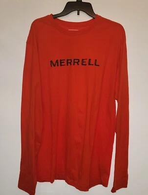 Merrell Shirt Mens Orange Size XL New Long Sleeve - Image 1 of 4