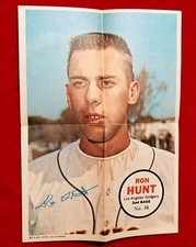 1968 O-Pee-Chee Pin-Ups #30 RON HUNT Poster Topps opc LA Dodgers Team 60s vtg