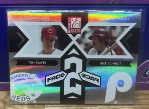 2005 Donruss Elite Face 2 Face Mike Schmidt & Tom Seaver /1500 - Picture 1 of 2