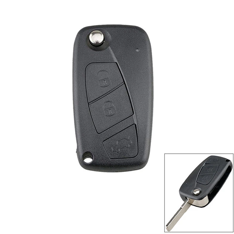 3 Button Flip Remote Key Fob Case Protector For Fiat Grande Bravo Stilo - Image 1 of 4