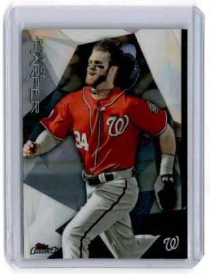2015 Finest Bryce Harper Washington Nationals #42 - Image 1 of 2