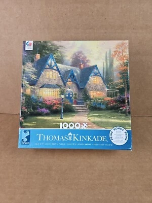 Ceaco 1000 Piece Jigsaw Puzzle Thomas Kinkade Winsor Manor 2018 NIB - Image 1 of 4