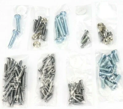 1964 Chevrolet Corvette Coupe Kit de Parafusos Interior Conjunto C2 Meio Ano 121 Peças NOVO - Imagem 1 de 4