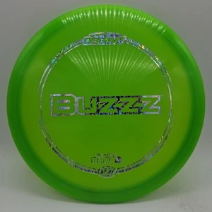 Discraft Z-Line Buzzz Green/Silver Logo Holo 175-176g 5/4/-1/1 - Picture 1 of 3