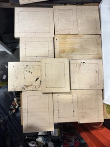 Rounded Corner Steel Rule Letterpress  Die .918 Rule Height, set of 11 dies - Picture 1 of 2