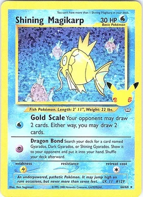 Shining Magikarp 66/64 Celebrations: Classic Collection Holo Classic Collection - Image 1 of 2