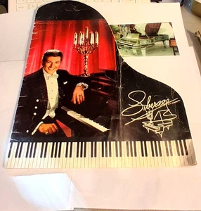 Vtg Program  With Liberace in Vegas + Postcard ( YEAR UNKNOWN ) - Picture 1 of 15