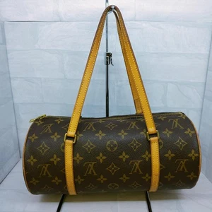Auténtico Bolso de Mano Louis Vuitton Monograma Papillon 30 Marrón Usado sin Bolsa - Imagen 1 de 20
