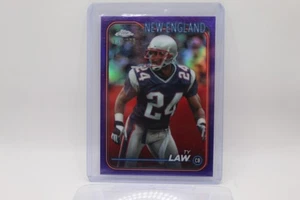 2024 Topps cromo - Ty Law #123 refractor púrpura/275 - Imagen 1 de 2