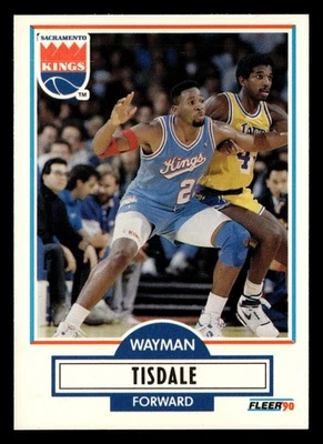1990-91 Fleer - Wayman Tisdale #167 - Image 1 of 2