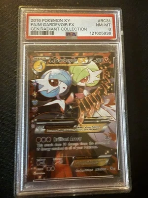 Pokemon XY Generations Radiant Collection Mega Gardevoir EX RC31/RC32 PSA 8 NM - Image 1 of 2