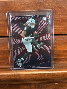 2025 Revolution Ashton Jeanty RED COSMO ROOKIE #202 Las Vegas Raiders RC Panini - Picture 1 of 2