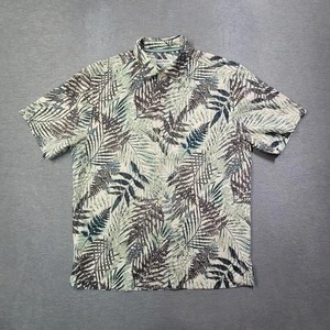 Camisa Tommy Bahama Hombre Mediana Multicolor Floral Texturizada Abotonada Playa Coolmax - Imagen 1 de 9