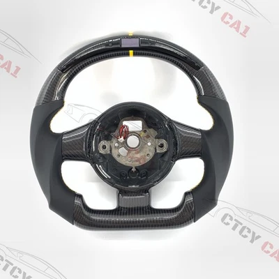 Custom Carbon Fiber Steering Wheel for Lamborghini Gallardo 2004-2014 with LED - Image 1 of 4
