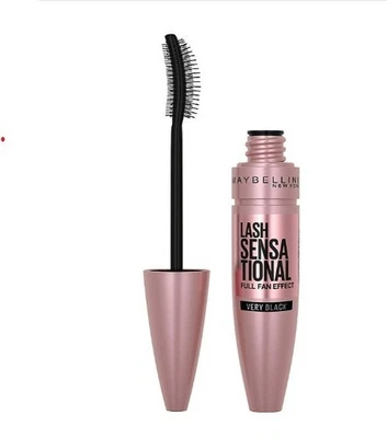 Maybelline Lash Sensational Mascara Very Black 9.5ml – Full Fan Effect Lashes - Image 1 of 4