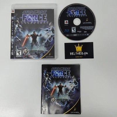 Star Wars: The Force Unleashed  (Sony Playstation 3) CIB EN/FR Manual - Image 1 of 4