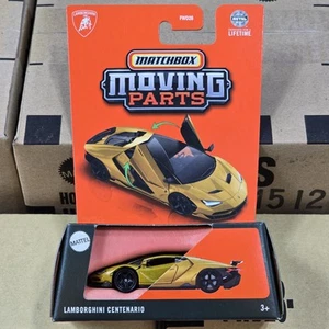 2025 MATCHBOX MOVING LAMBORGHINI CENTENARIO OPEN HOOD METAL - Picture 1 of 2