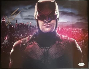 CHARLIE COX SIGNED AUTOGRAPH 11X14 PHOTO MARVEL DAREDEVIL THE DEFENDERS JSA COA - Picture 1 of 3