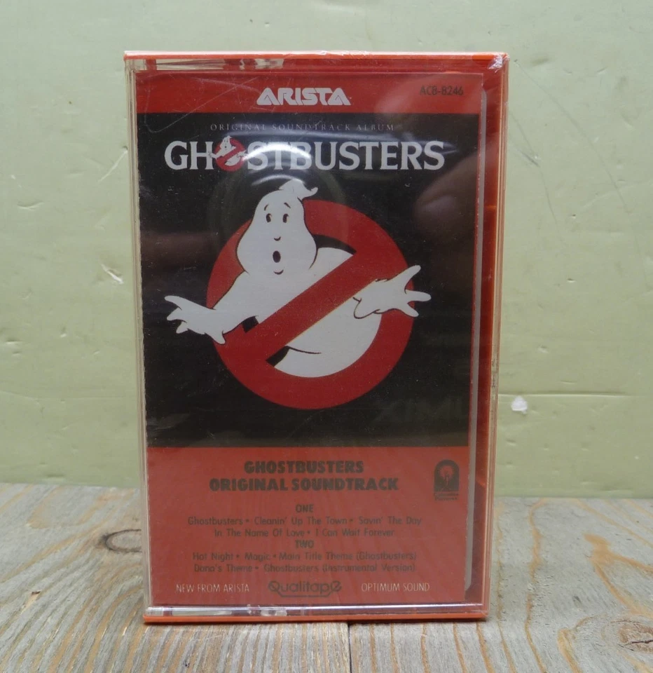 GHOSTBUSTERS Original Movie Soundtrack Cassette Tape 1984 Arista New Sealed - Image 1 of 4