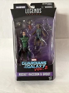 Marvel Legends Rocket Raccoon & Groot Figures BAF Mantis NIB - Picture 1 of 2