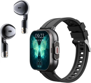 Smartwatch Con Cuffie, Orologio Da Schermo HD Da 2,01 Con Cuffie in Cuffia Wirel - Foto 1 di 12