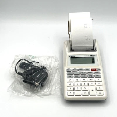Canon P1-DHV G 12-Digit Palm Size Portable Printing Tax Calculator 2 Color Print - Image 1 of 4