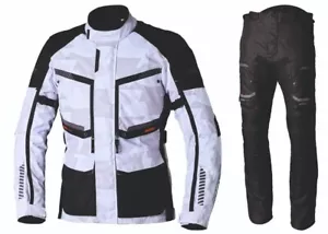 RST Pro Series Maverick EVO Silver/Camo Textile Motorbike Jacket & Trousers - Picture 1 of 8