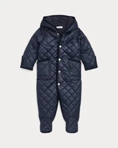 Ralph Lauren Baby Boys Water-Repellent Hooded Barn Bunting, Size 3 months - Picture 1 of 4