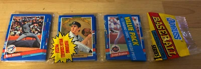 1991 Donruss Rack Pack Tom Henke Blue Jays Dave Righetti Yankees Daryl Boston Me - Изображение 1 из 2