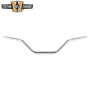 Chrome 1” Steel Handlebars Fit For Harley XLX Style 5” rise 32 width 6” center - Picture 1 of 6