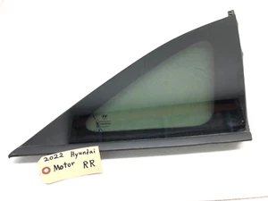 2022-2024 HYUNDAI TUCSON RIGHT PASSENGER REAR QUARTER WINDOW GLASS OEM - Picture 1 of 13