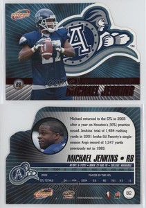 2003 Pacific Atomic CFL Red Michael Jenkins #82