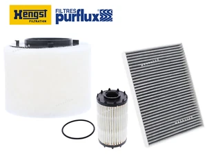 Air Filter Oil Filter AC Cabin Filter Kit OEM for Audi S4 / S5 / S5 Sportback - Picture 1 of 1
