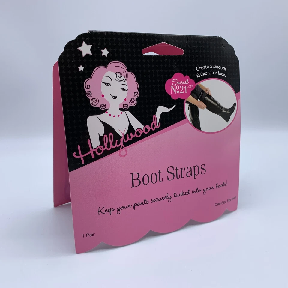 Hollywood Fashion Secrets Boot Straps Secret 21 One Size 1 Pair