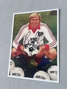 HORST HRUBESCH HSV Europameister 1980 2x signed Autogrammkarte 10x15 autograph - Bild 1 von 2