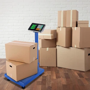 Large Electronic Platform Scale Digital Postal Parcels Scale Heavy Duty 300KG UK - Picture 1 of 12