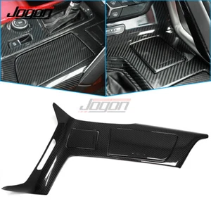Carbon Fiber For Corvette C7 ZR1 Z06 14-19 Console Water Cup Holder Panel Cover - Picture 1 of 9