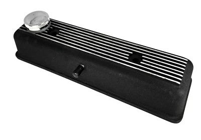 Новая крышка клапана из сплава Triumph TR3 TR3A TR3B TR4 TR4A с трещинами черная отделка вентиляционная решетка - Изображение 1 из 2