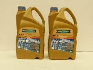Aceite de transmisión automática 8,15 €/l Ravenol ATF 5/4HP Fluid 2 x 4 L para ZF 4 / 5 velocidades - Imagen 1 de 1